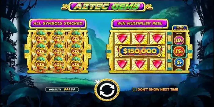 Gulungan Pengganda Slot Aztec Gems